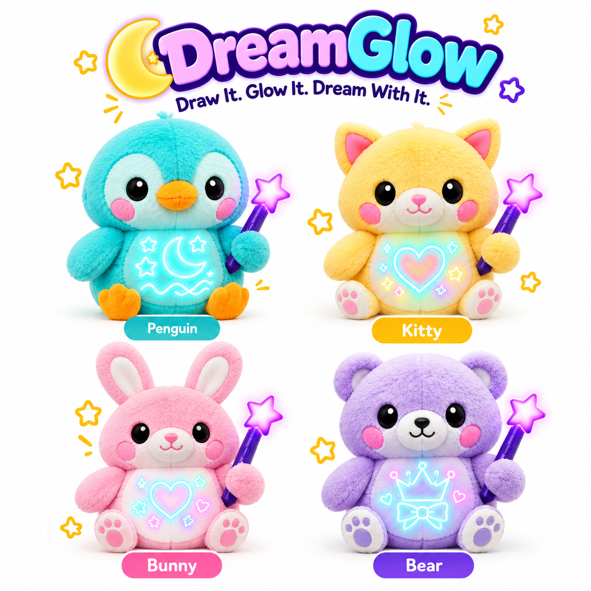 DreamGlow™ Magic Light Plush