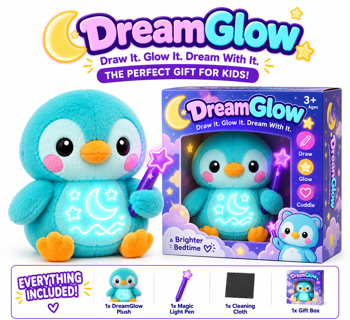 DreamGlow™ Magic Light Plush
