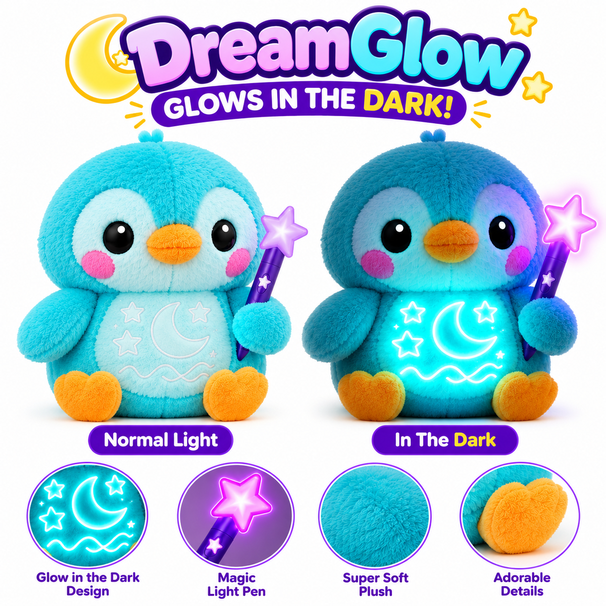 DreamGlow™ Magic Light Plush